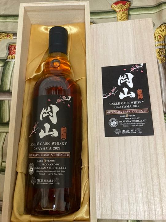 【レア限定品】ウィスキー岡山　ミズナラ　シングルカスク　ジャパニーズウイスキー