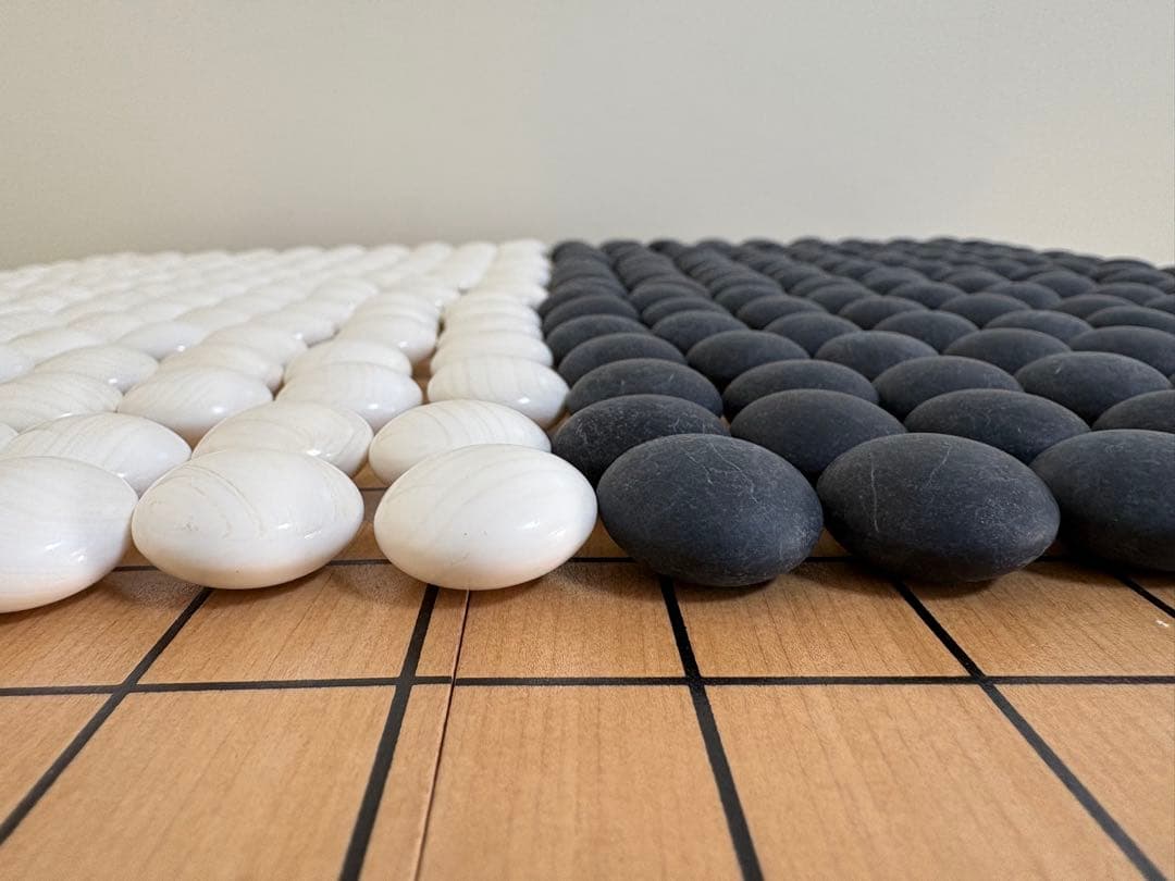【囲碁】貴重！蛤碁石・那智黒石44号