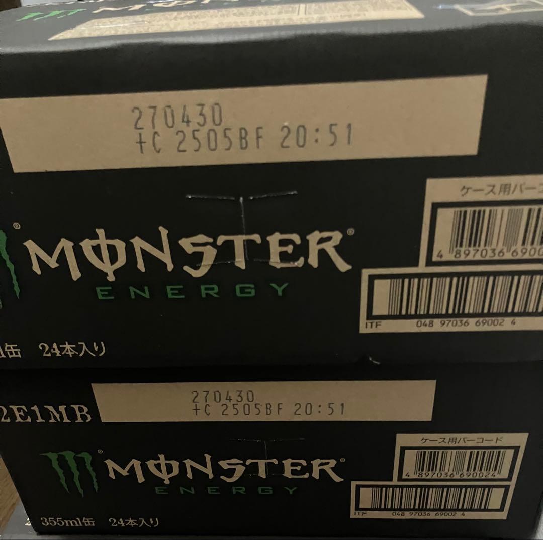モンスターエナジー　355ml缶 24本×2 新品　未開封　48本