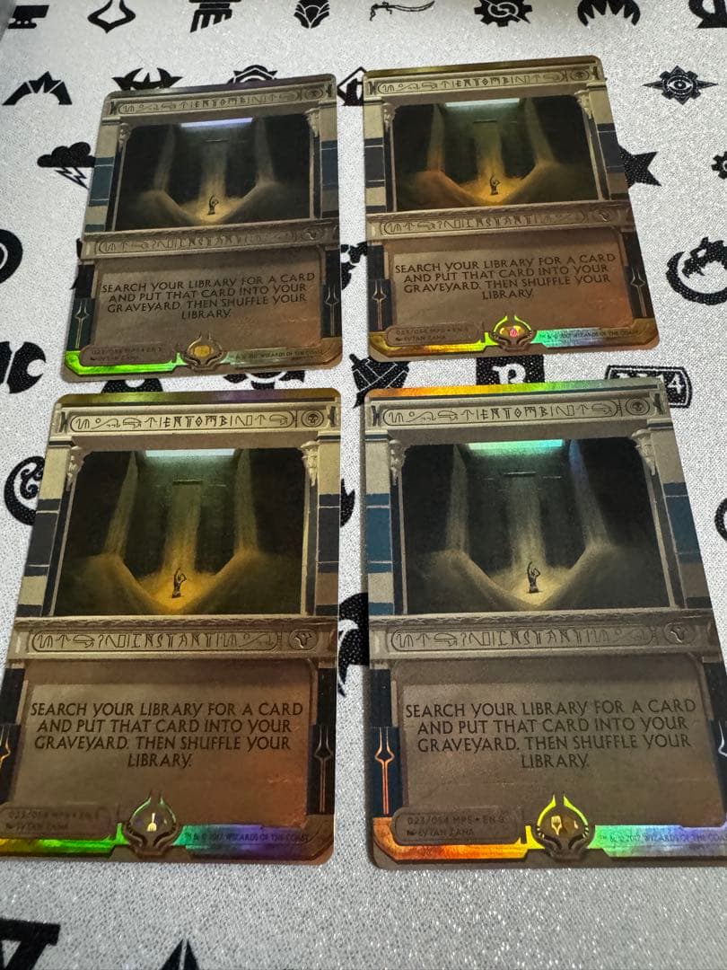 4枚セット 納墓 foil マスターピース