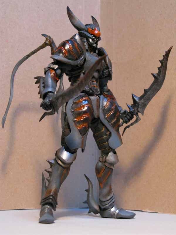 鉄虎竜 モンスターハンター ロワーガ装備 可動ガレージキット 双曲剣ロワーガ