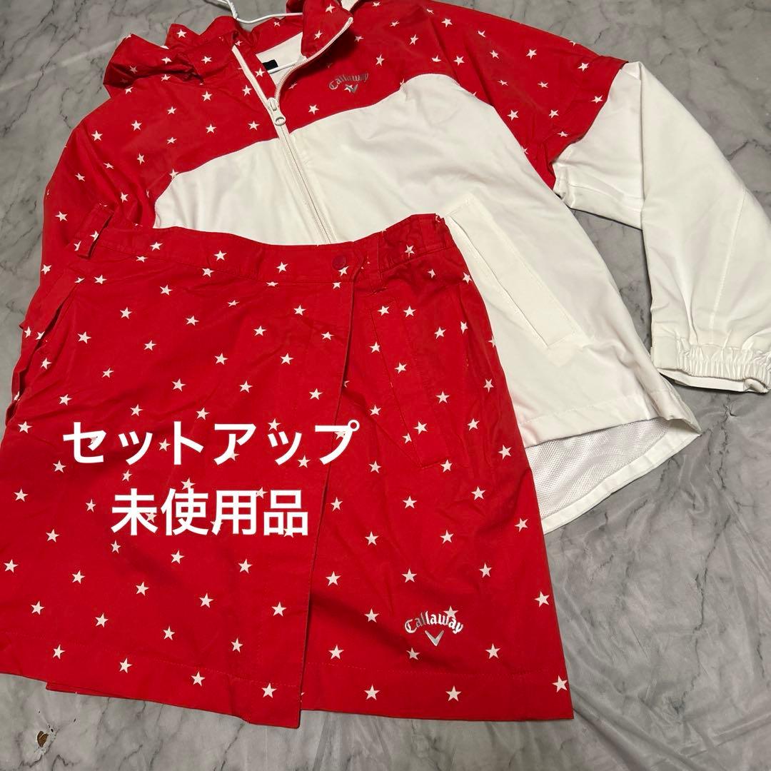 Callaway 星柄レインウェアセットアップ【未使用】