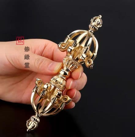 【修縁堂】真言宗 法器 九鈷金剛杵 真言密教 仏教法具仏具