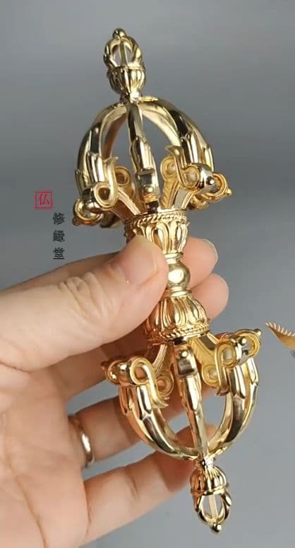 【修縁堂】真言宗 法器 九鈷金剛杵 真言密教 仏教法具仏具