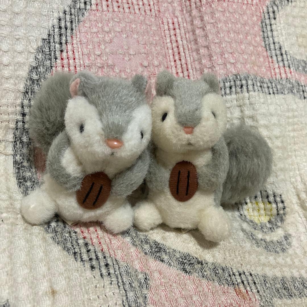 カバヤ　マスコット　6コセット　中古品　ハムスター＆ウサギ＆リス　バラ売り不可