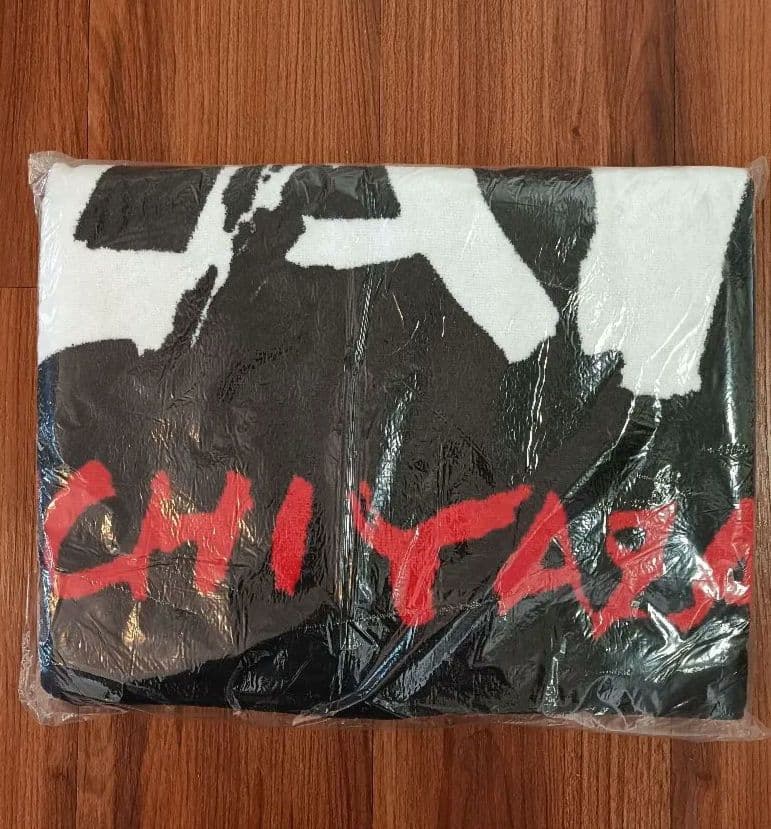 【新品未開封】矢沢永吉 スペシャルビーチタオル SBT フデ 黒/白/赤旧サイズ