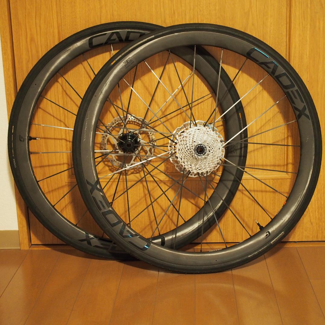 CADEX 36 ディスク チューブレス シマノ カーボンホイール 11/12t