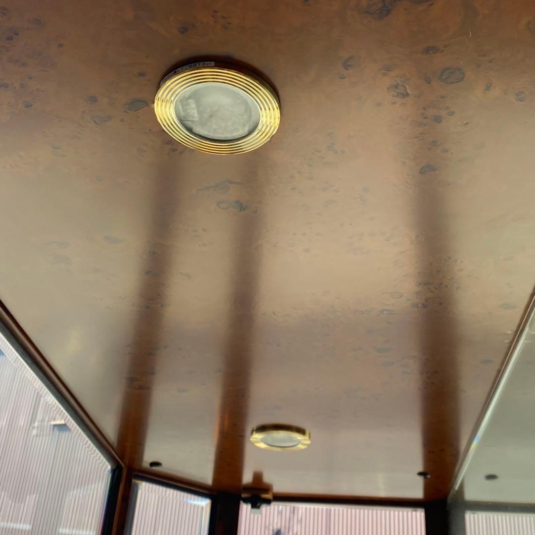 アンティーク風　ガラスケース　ショーケース　コレクションケース　照明付き