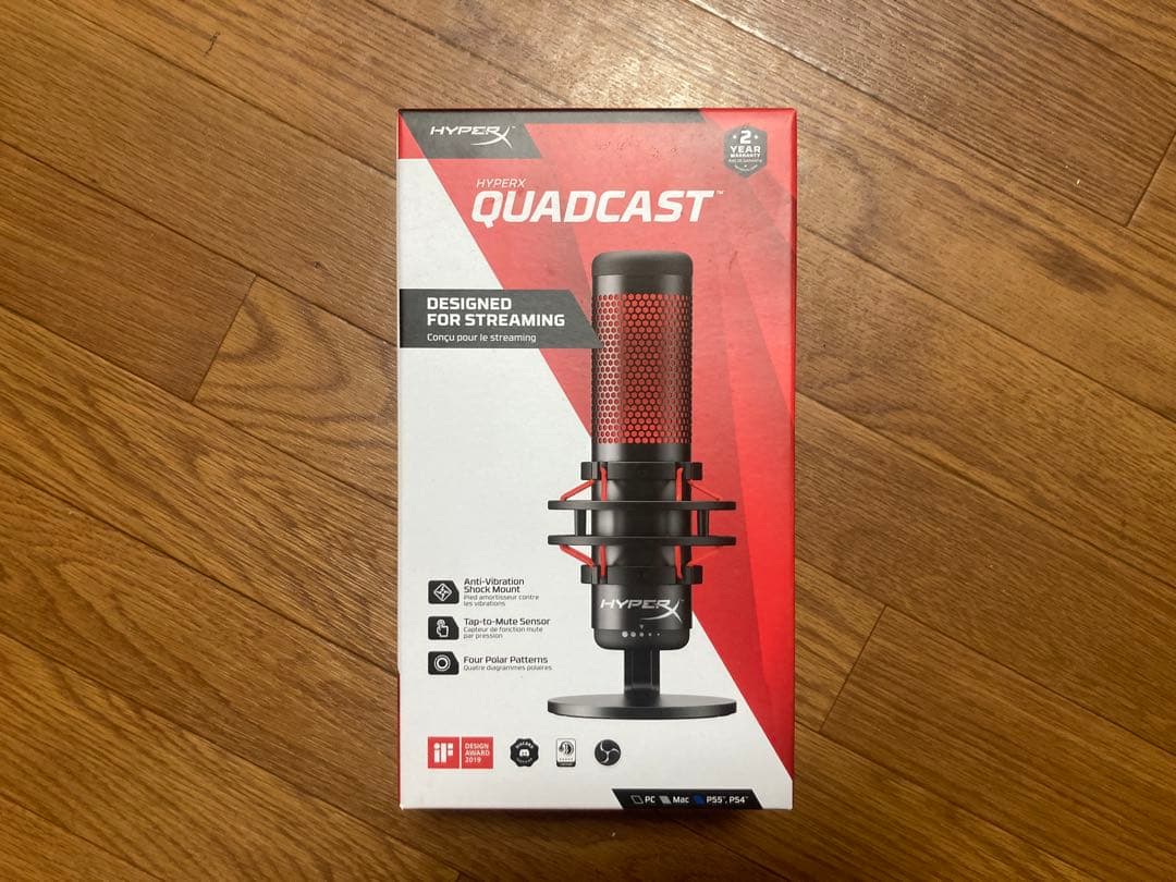 HyperX QuadCast ストリーミング用マイク