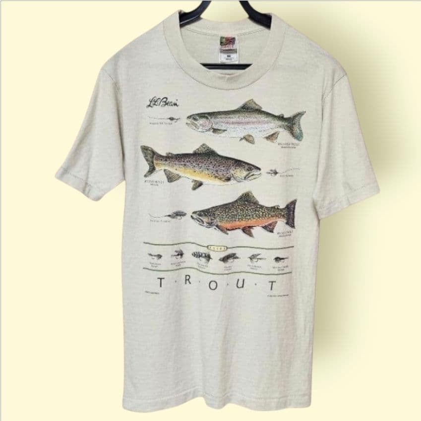 LLBean メンズ 半袖Tシャツ Sサイズ FRUIT OF THE LOOM