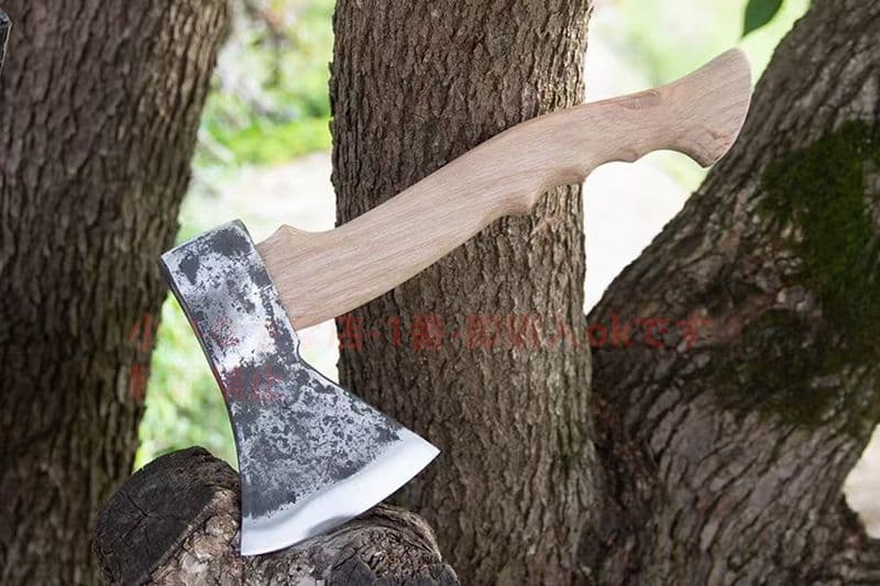 万軍-トマホーク-高炭素鋼 古兵器 武具　刀装具　日本刀　模造刀 狩猟 斧