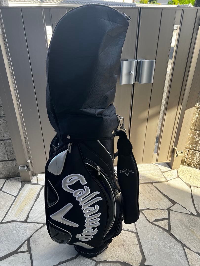 3CAT　Callaway キャロウェイ　キャディバッグ 黒 フード付き
