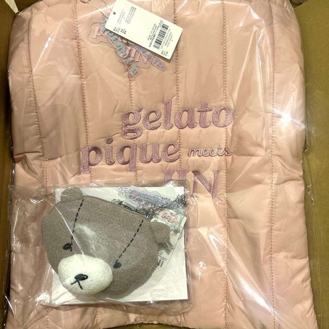 BTS ジン ジェラートピケ トートバッグ bear pouch charm