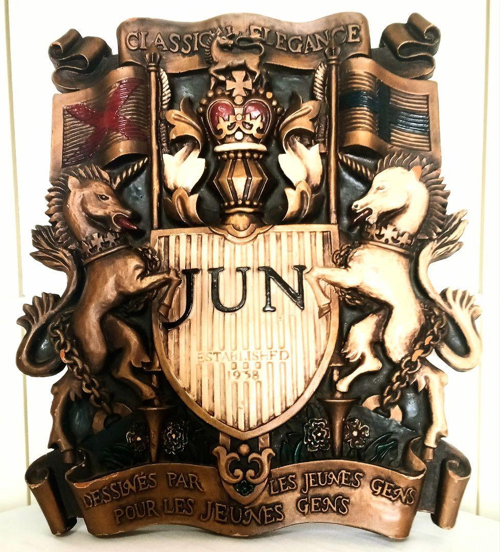 超レアJUN SHOPエンブレム看板　本物　JUNSHOP店舗用看板現存数超希少