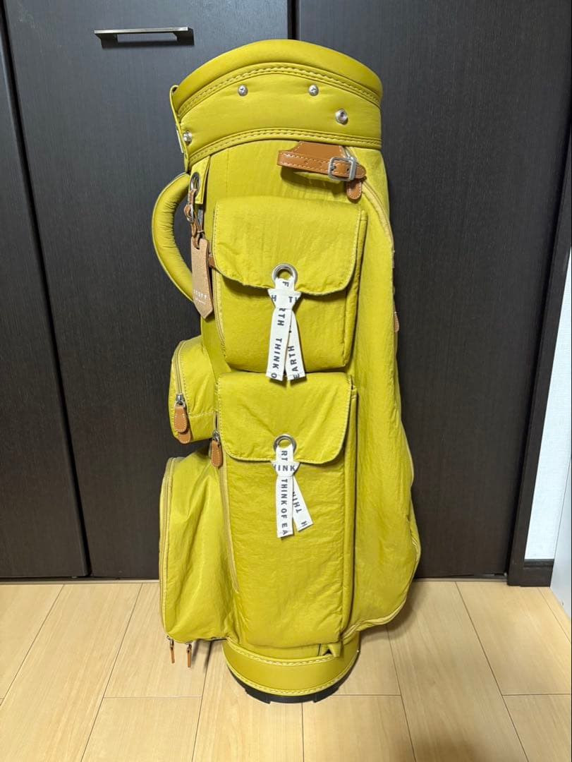 オノフ　キャディバッグ　マスタード