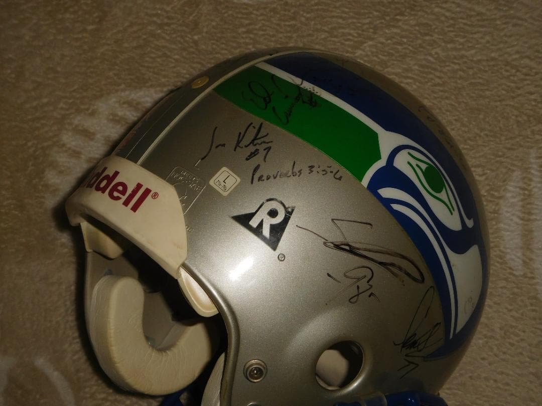 RIDDELL シーホークス アメリカンフットボール ヘルメット NFL