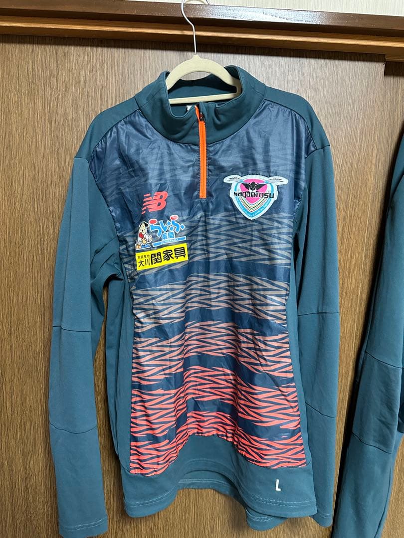 New Balance ウォームアップウェアセット グレー　サガン鳥栖のです！