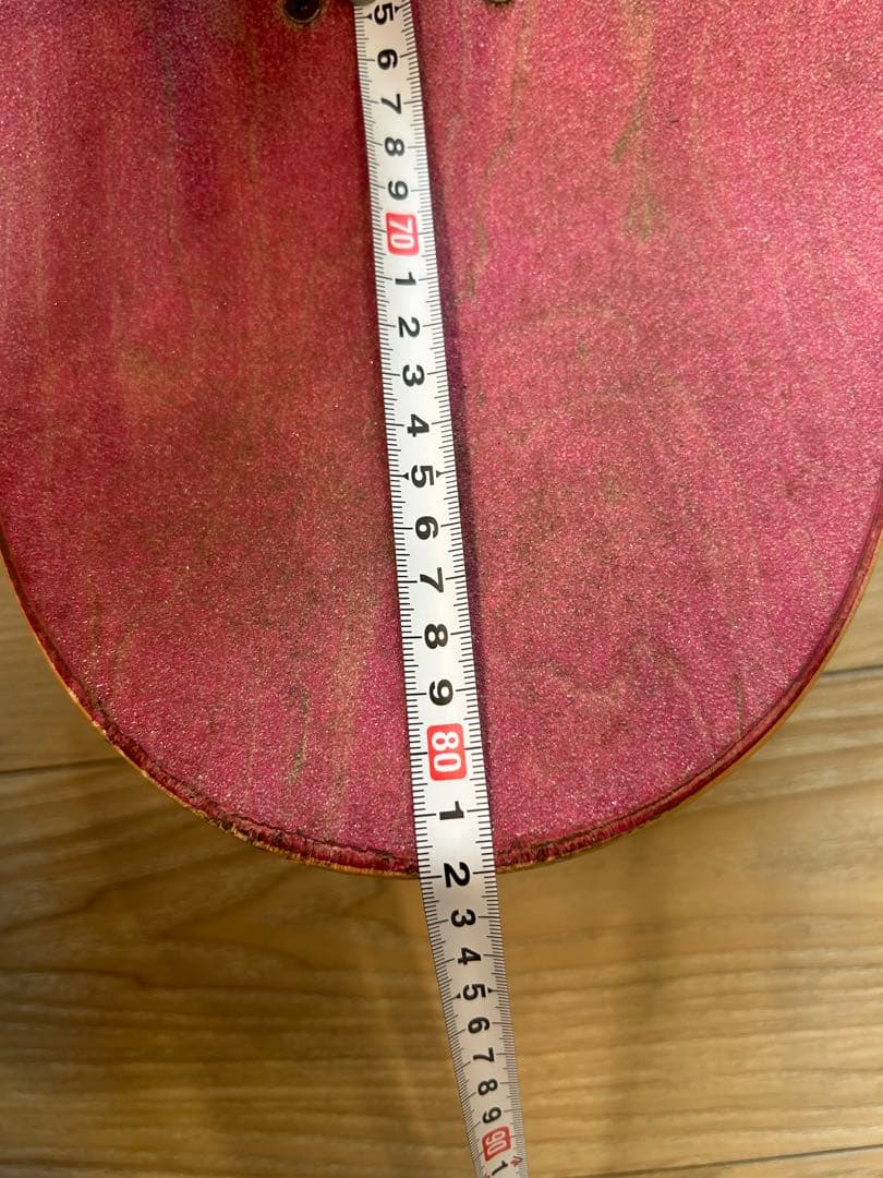 パープルデッキ オレンジウィール スケートボード