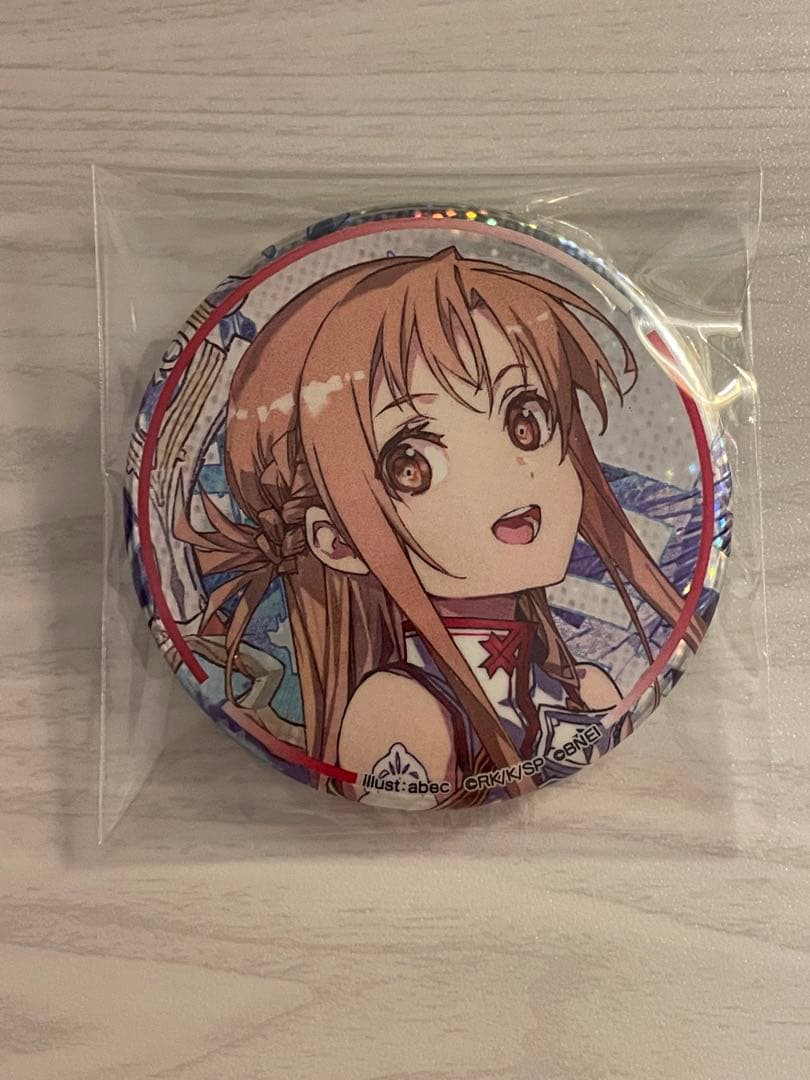 ソードアート・オンライン SAO アスナ　缶バッジ