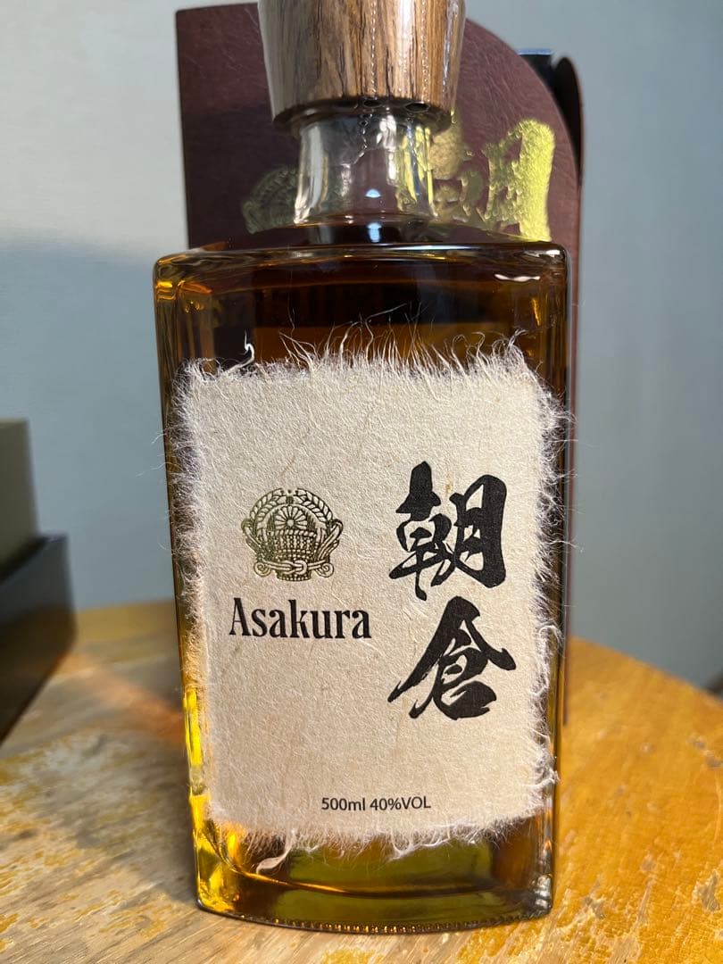 朝倉リキュール500ml 40% 化粧箱入６本詰め１ケース