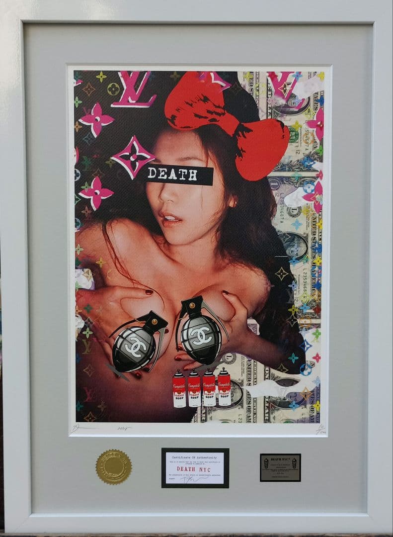 DEATH NYC BF157 サイン、ナンバー、COAあり