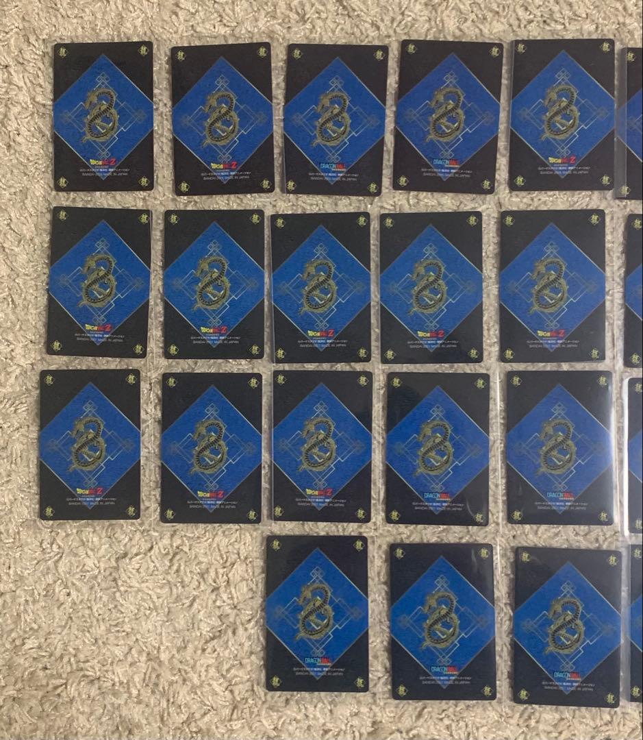 ドラゴンボールZ グミ　プラスチックカード　43枚　カード　日本製　裏面青　赤