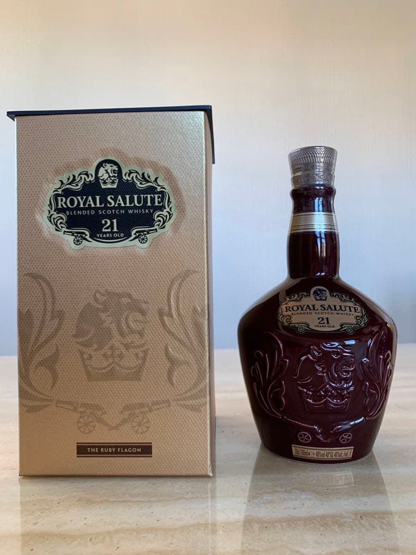  Salute 21年 ウイスキー　旧ボトル箱付き