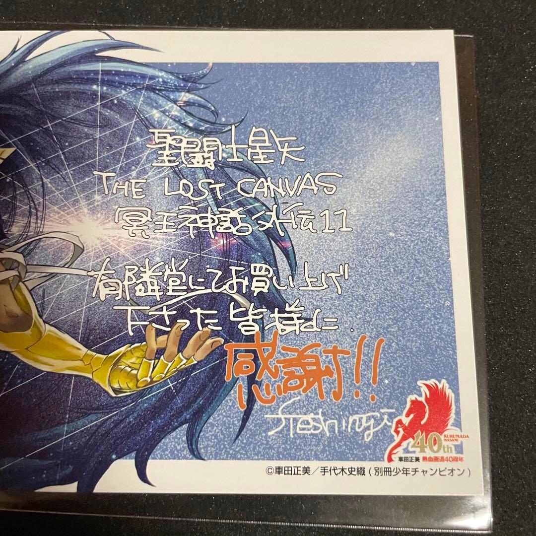 聖闘士星矢 冥王神話外伝［11 巻］有隣堂特典 ポストカード 非売品 手代木史織