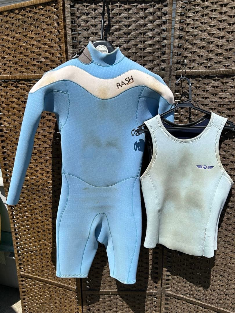 RASH ウェットスーツセット ライトブルー