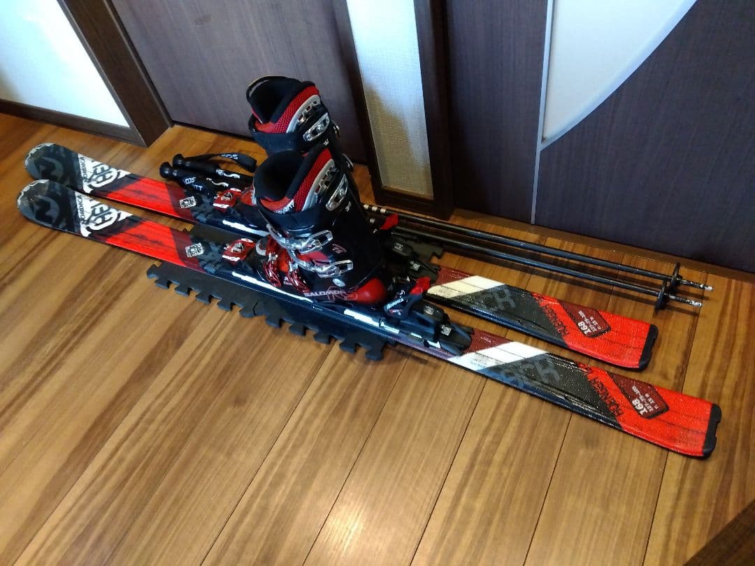 【ハイエンド】NORDICA/学生・メンズ用/スキーセット/メンテ・WAX済み✔