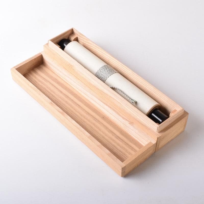 掛軸　皇風煎茶禮式家元　森下真翠筆　一行書　「和風」　共箱　C　7673A