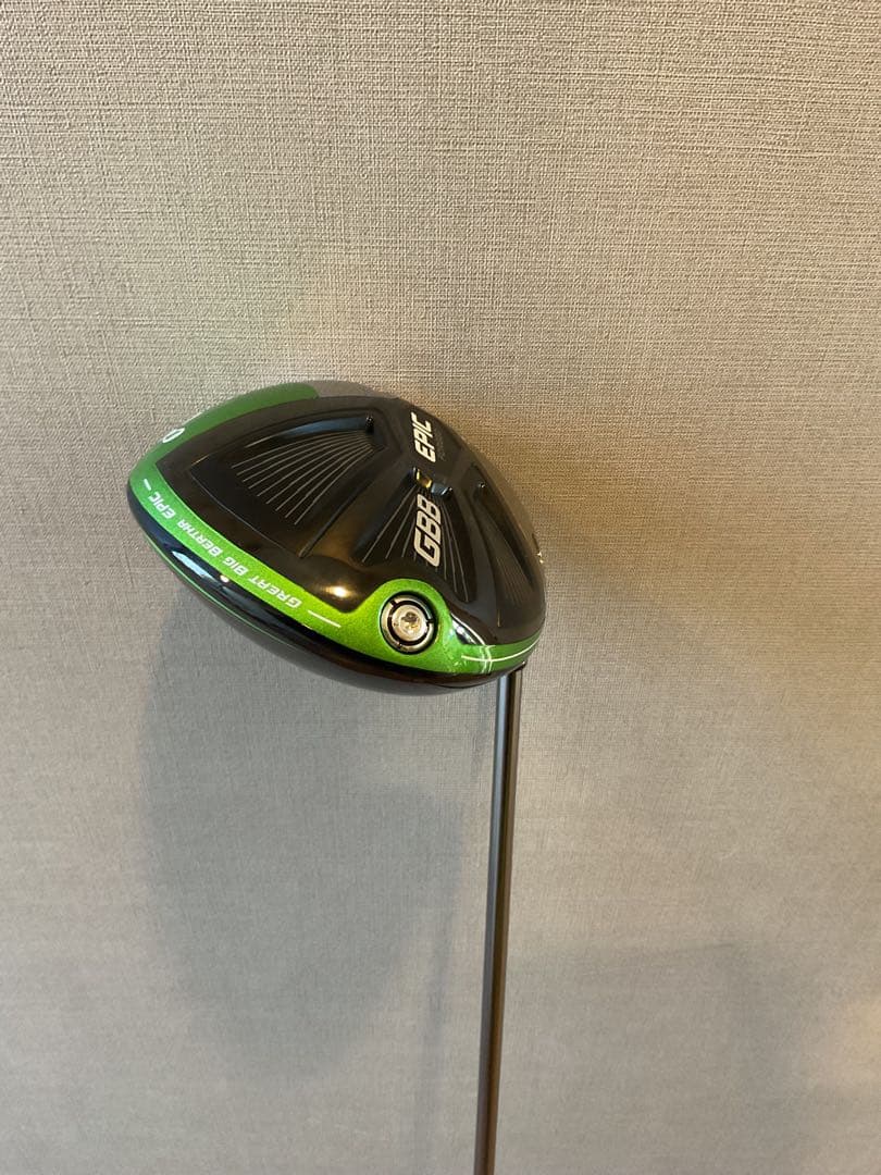 キャロウェイドライバー　EPIC GBB 9.5 FUBUKIシャフト　50S