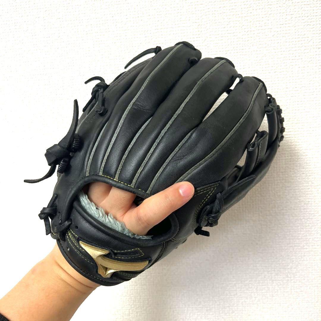 803 ミズノ グローバルエリート 型抜群 即戦力 軟式 少年 内野手用グローブ