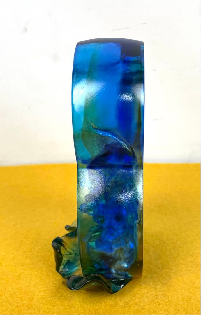 希少 琉園 tittot 高級ガラス工藝 台湾 福禄綿享 鼠 瑠璃ガラス