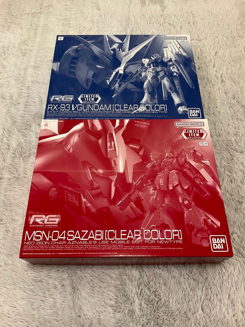 RG vガンダム RG サザビー クリアカラー セット