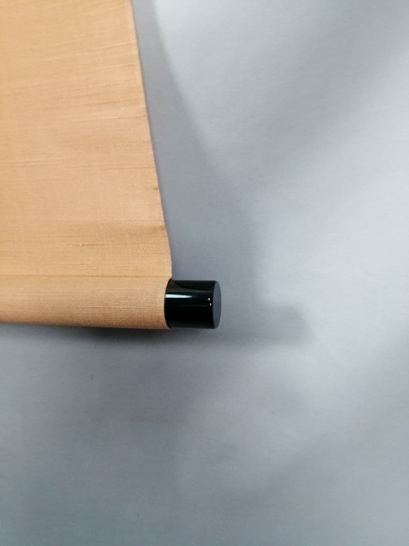 【茶道具】大徳寺　藤井誡堂和尚筆　一行「白雲抱幽石」 掛軸　掛け物　軸C64