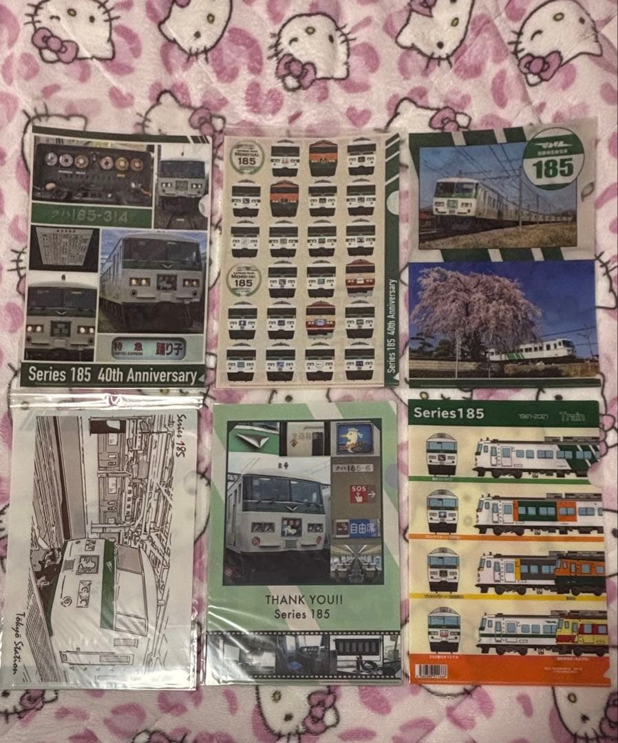 185系 クリアファイル 6枚セット