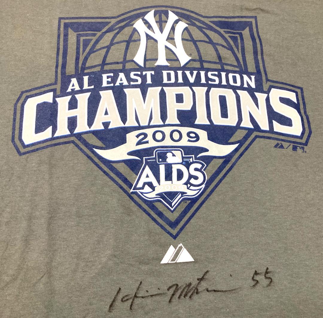 松井秀喜’09ワールドシリーズMVPは地区優勝が始まり！直筆サイン入りグッズ！