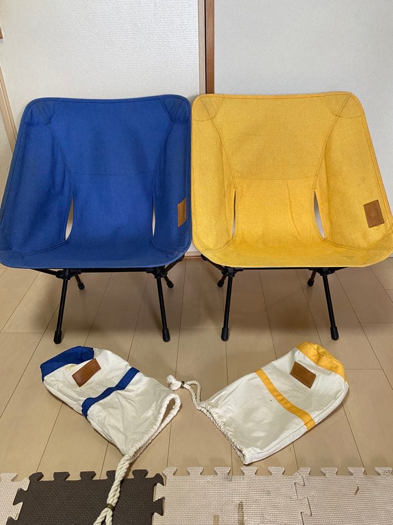 コンフォートチェア　ヘリノックス　2色セット（青・黄）