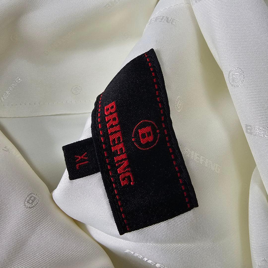 【ブリーフィング】2024年人気刻印ロゴ ストレッチゴルフハーフパンツ XL 白