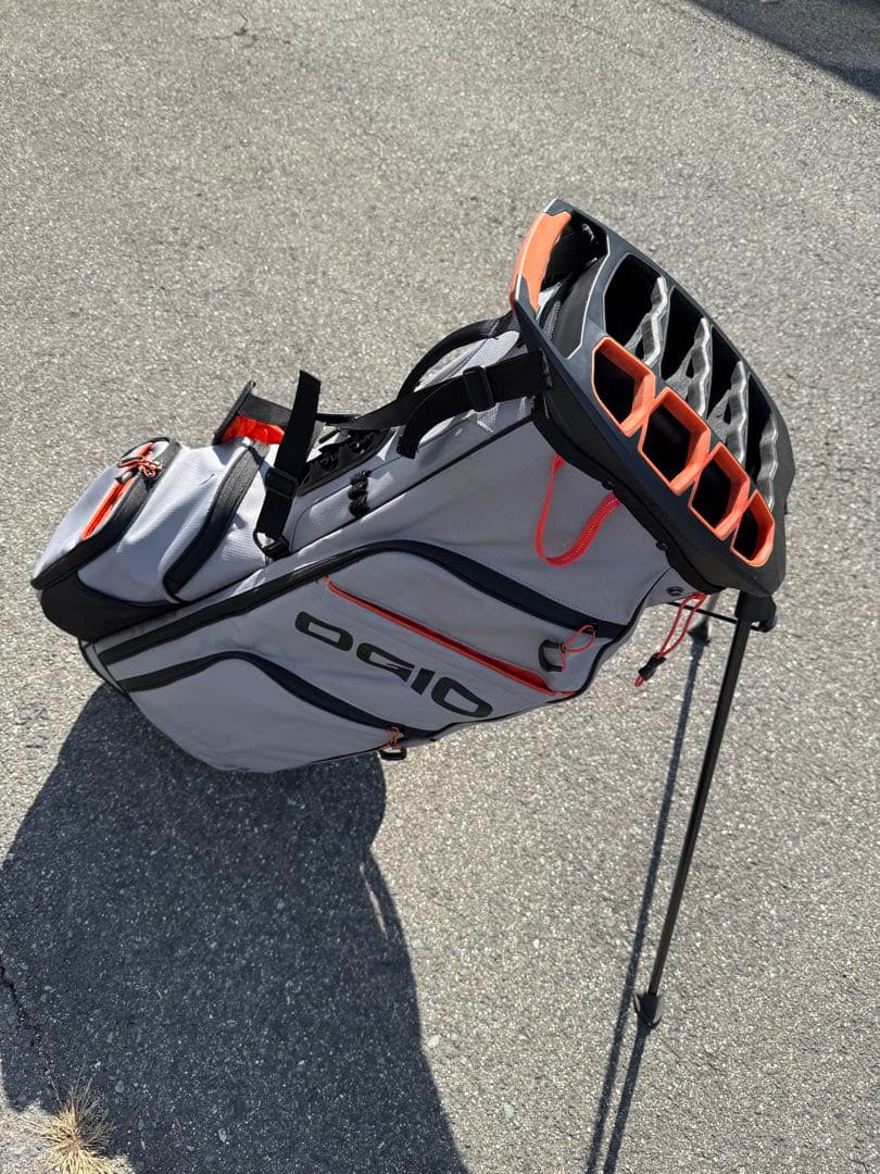 OGIO ゴルフバッグ グレー/オレンジ