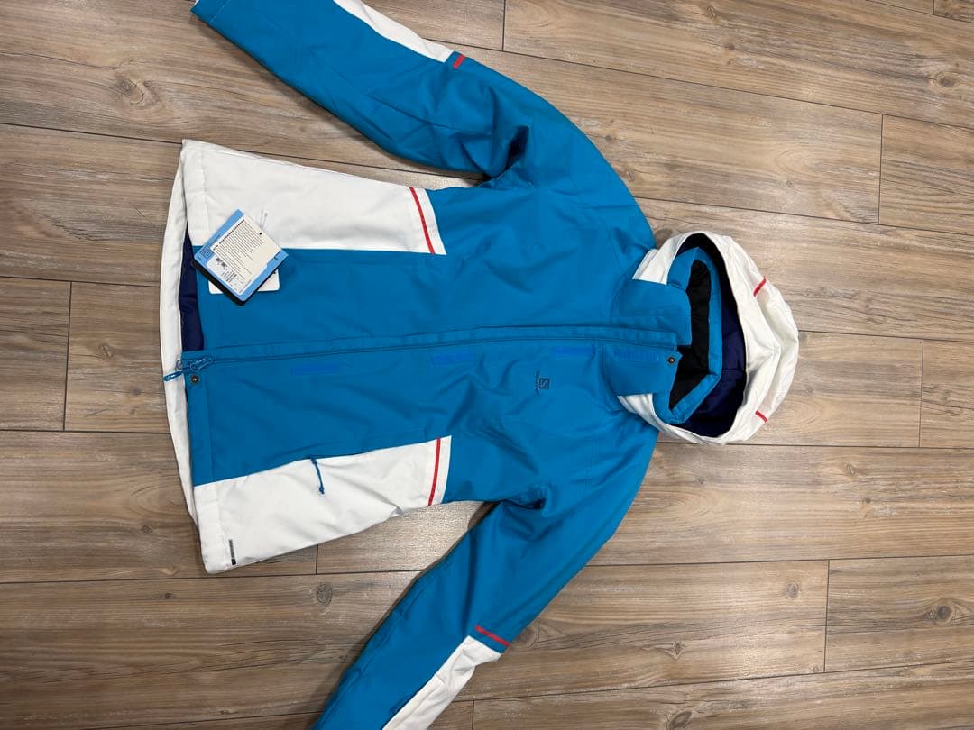 Salomon スキー用ジャケット Sサイズ 青/白. NEW