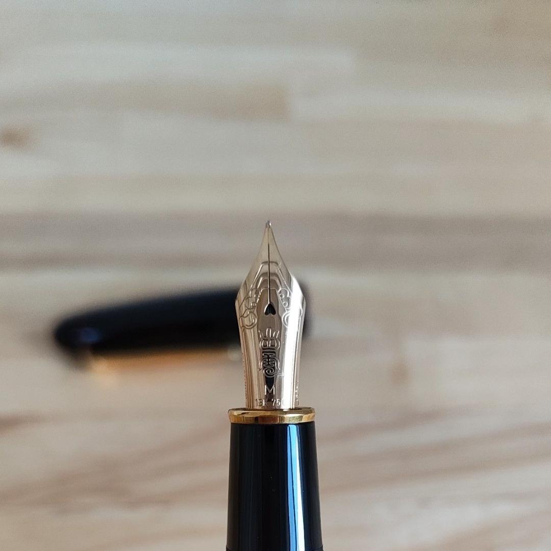 プラチナ万年筆 出雲 赤溜 中字 (M)