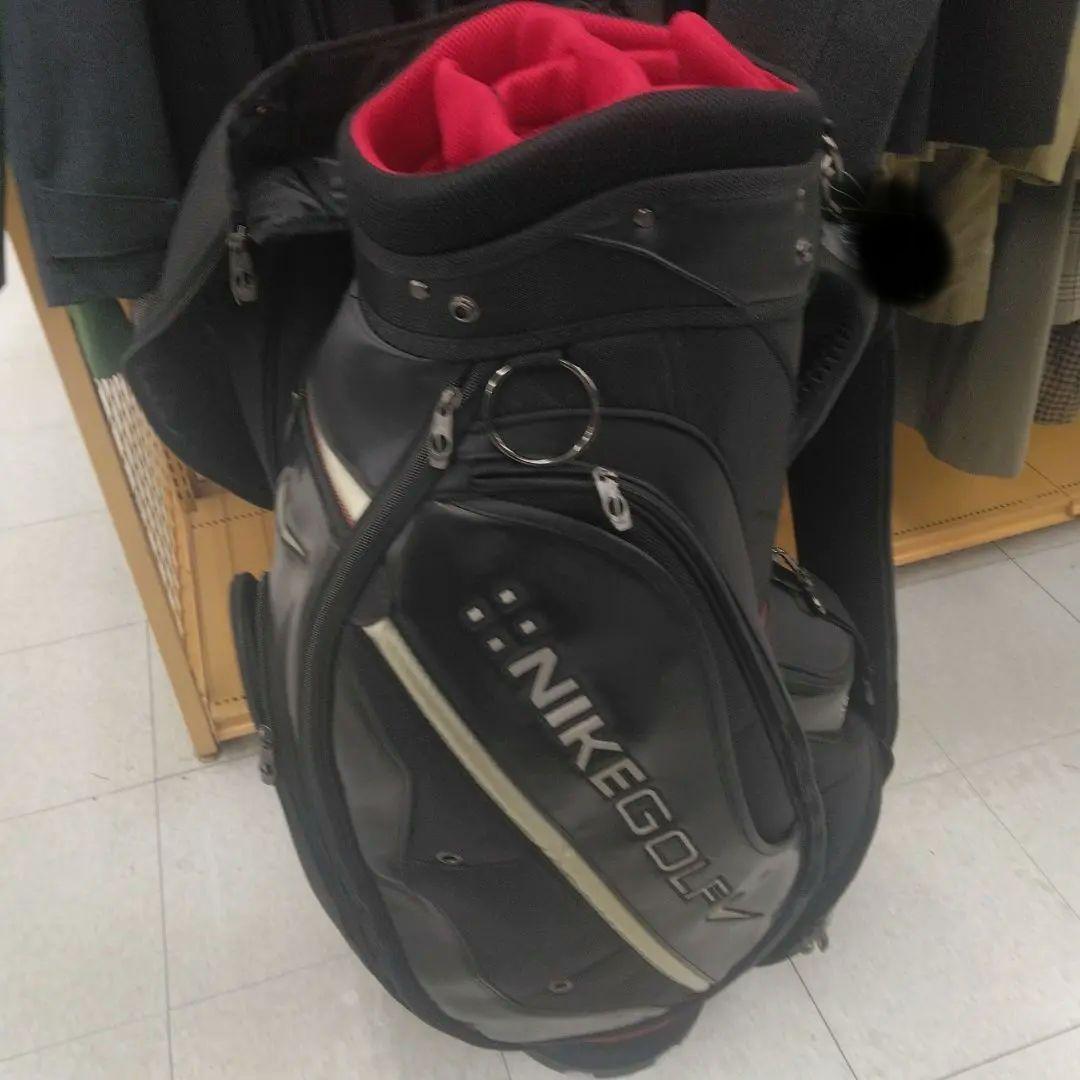 NIKE ナイキゴルフ　9型　キャディバッグ　ブラック　フード付き