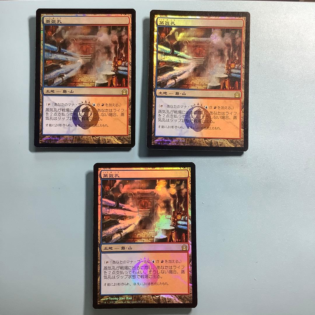 蒸気孔/Steam Vents  RTR日本語foil3枚セット