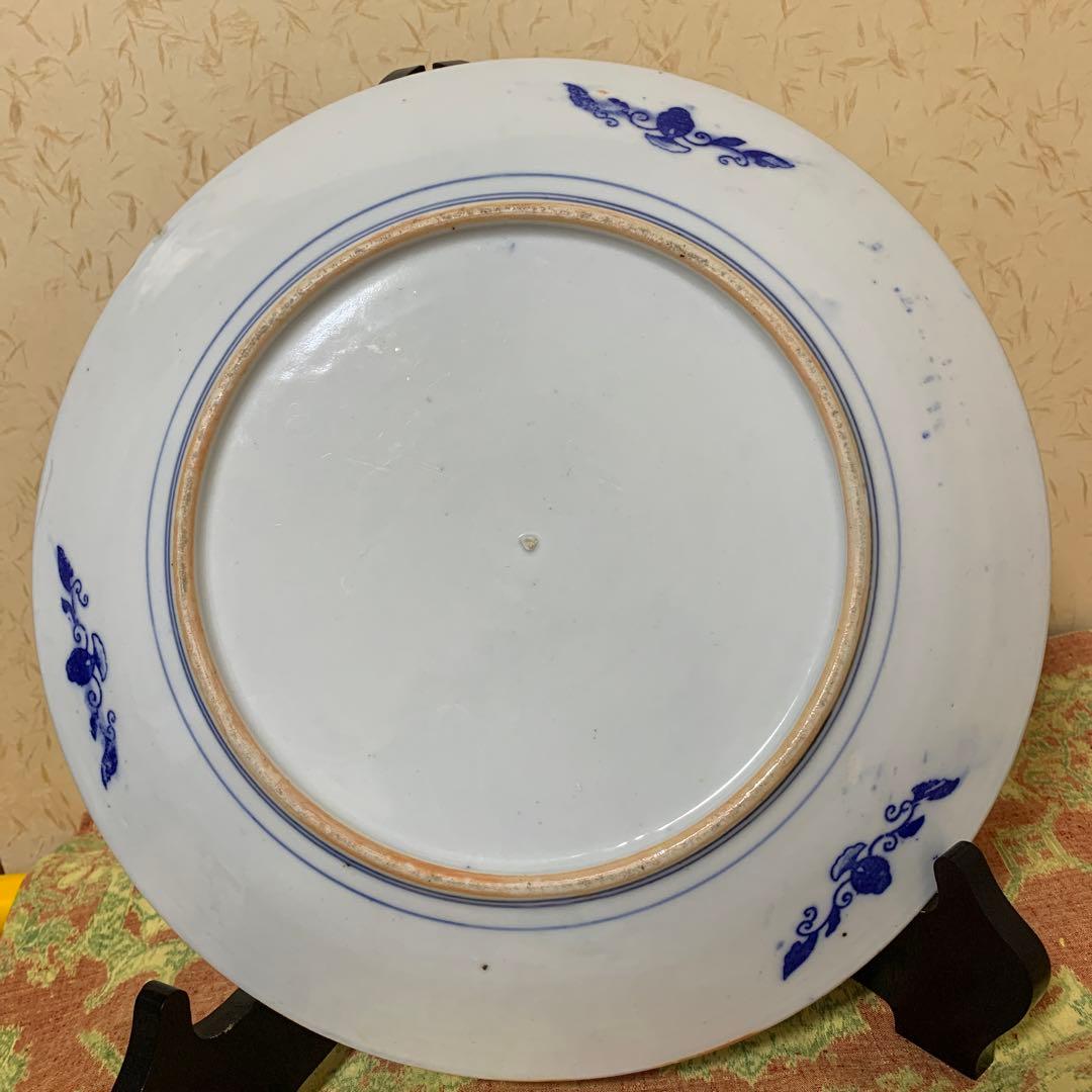 古伊万里　いげ皿　31.5cm