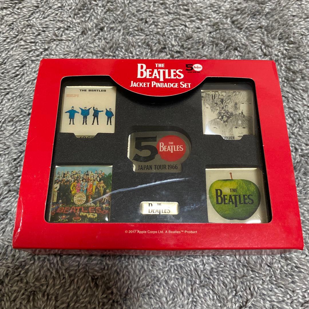 【1000個限定シリアル付】ビートルズ来日50周年記念ジャケットピンバッジセット