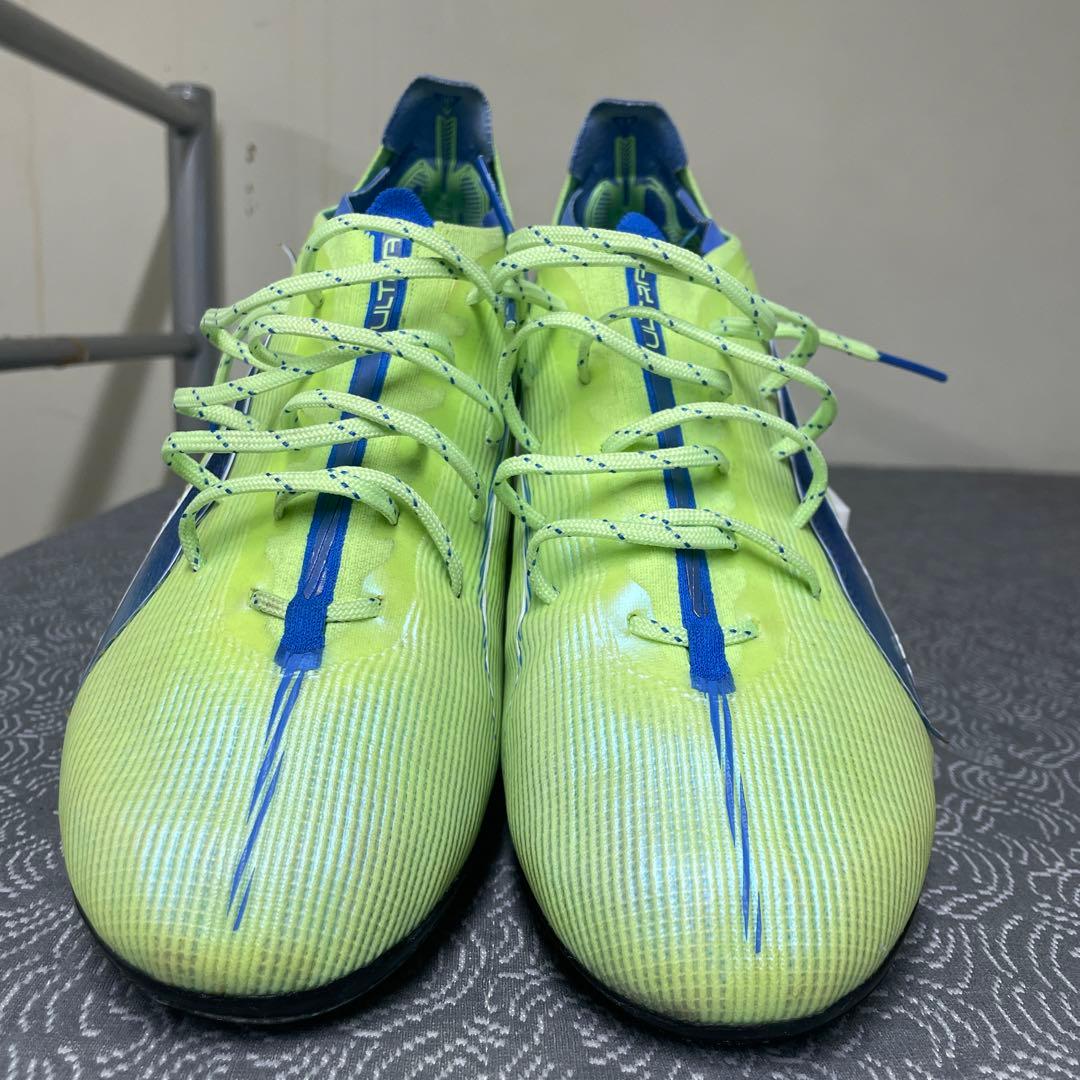 PUMA サッカーシューズ FG イエロー/ブルー