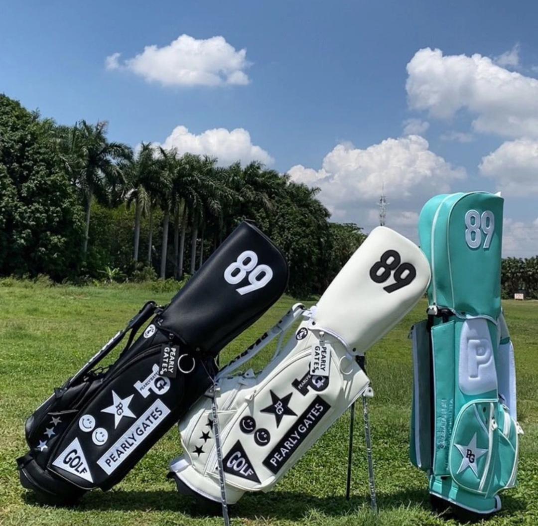 【新品】【未使用品】PEARLY GATES ゴルフバッグ ホワイト