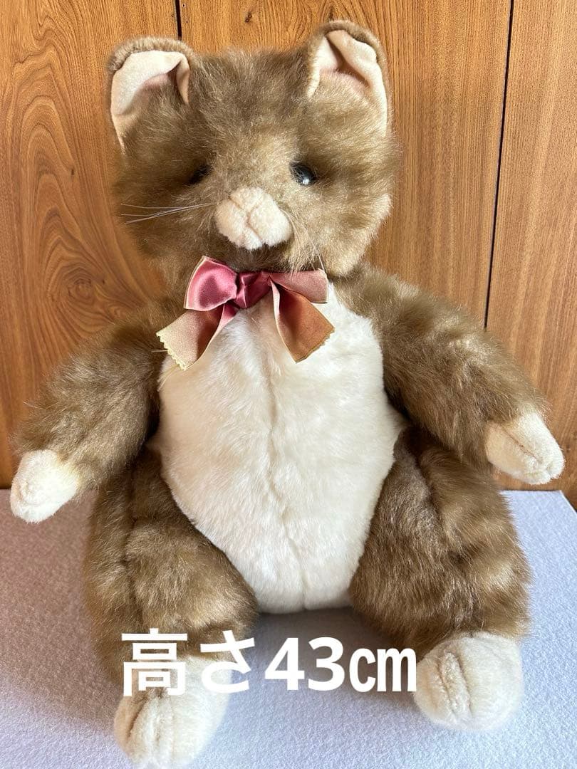 ねこ　ぬいぐるみ　オオハラ　Mony 昭和レトロ　レア